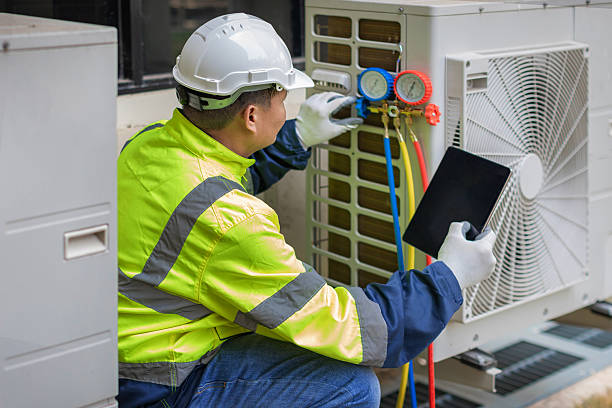Professional Ductwork Repair technician working in Linwood, KS